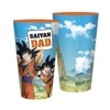 DRAGON BALL SUPER - prémium üvegpohár - 400ml - SAIYAN DAD