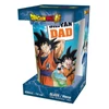 DRAGON BALL SUPER - prémium üvegpohár - 400ml - SAIYAN DAD