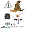 Harry Potter varázstárgyak matrica csomag 16cm x 11 cm.