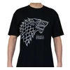 GAME OF THRONES  Stark - Trónok harca outline póló XL