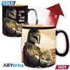 Star Wars THE MANDALORIAN Mando hőre változó bögre