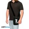 Kép 2/2 - DEATH NOTE L symbol messenger bag műbőr oldaltáska