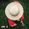 Kép 2/2 - One Piece Luffy Straw hat szalma kalap 32 cm x 10 cm