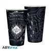 HARRY POTTER ajándékkészlet üvegpohár 400 ml + kitűző + zsebnotesz 