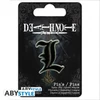 DEATH NOTE - L fém kitűző