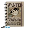 ONE PIECE Luffy Wanted spirálfüzet notesz