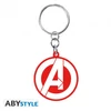 MARVEL Avengers Bosszúállók logo PVC kulcstartó