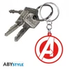 MARVEL Avengers Bosszúállók logo PVC kulcstartó