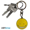 ASSASSINATION CLASSROOM Koro sensei fém kulcstartó