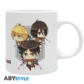 ATTACK ON TITAN -Bögre - 320 ml - Chibi Trio