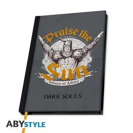 DARK SOULS - jegyzetfüzet A5 &amp;quot;Praise the Sun&amp;quot;