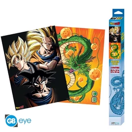 DRAGON BALL - Chibi poszter szett- Goku &amp;amp; Shenron- 52x38cm