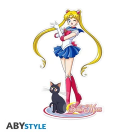 SAILOR MOON - Acryl® - Sailor Moon &amp; Luna dísz figura
