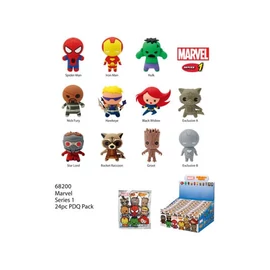 Marvel 3D PVC Bag Clips