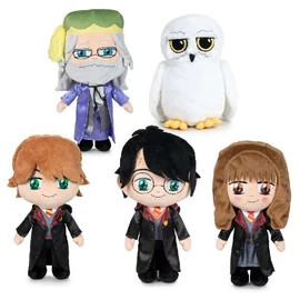 Harry Potter - Harry - Ron - Hermione - Dumbledore - Hedwig - Plüssfigura 