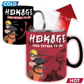 NARUTO SHIPPUDEN - Hőre változó bögre - 460 ml - &quot;FROM FATHER TO SON