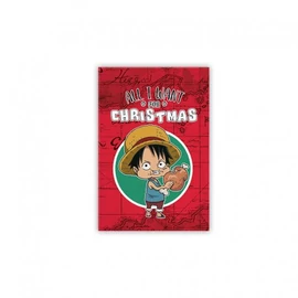 ONE PIECE - Mágnes - ALL I WANT FOR CHRISTMAS