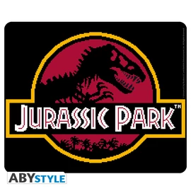 JURASSIC PARK - Rugalmas Egérpad - Pixel logo