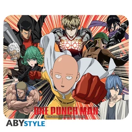 ONE PUNCH MAN - Rugalmas Egérpad - Heroes