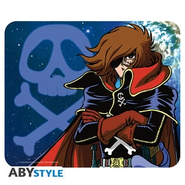 CAPTAIN HARLOCK - Rugalmas Egérpad - Harlock &amp; emblem