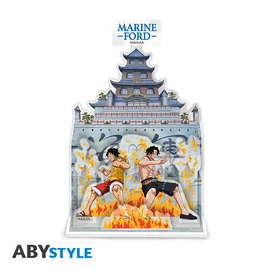 ONE PIECE - Akril figura® Dioráma - Marineford