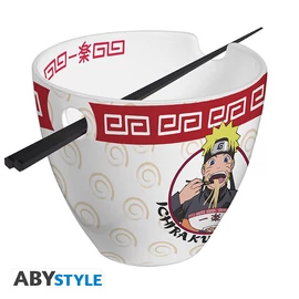 NARUTO SHIPPUDEN - Ramen Tál with chopsticks - "Ichiraku Ramen"