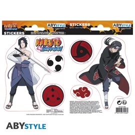 NARUTO SHIPPUDEN - Matricák - 16x11cm/ 2 sheets - Sasuke/ Itachi