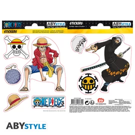ONE PIECE - Matricák - 16x11cm/ 2 sheets -  Luffy & Law