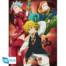 THE SEVEN DEADLY SINS - Poszter Chibi 52x38 - Ban, King & Meliodas