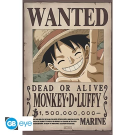 ONE PIECE - Poszter Maxi 91.5x61 FSC MIX - Wanted Luffy New 2