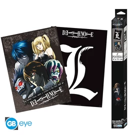 DEATH NOTE - Szett 2 Poszterek Chibi 52x38 - L & Group