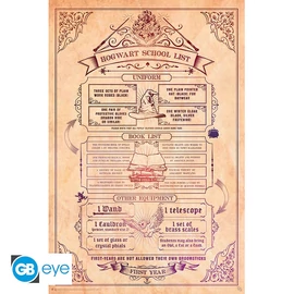 HARRY POTTER - Poszter Maxi 91.5x61 - School list
