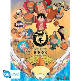 ONE PIECE - Poszter Chibi 52x38 - 1000 Logs Cheers