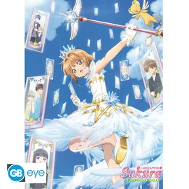 CARDCAPTOR SAKURA - Poszter Chibi 52x38 - Sakura &amp; Cards