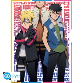 BORUTO - Poszter Chibi 52x38 - Boruto &amp; Kawaki
