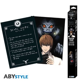 DEATH NOTE - Szett 2 Poszterek Chibi 52x38 - Light & Death Note