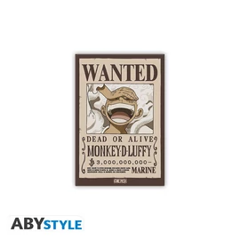 ONE PIECE - Standard Mágnes - Wanted Luffy