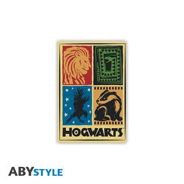 HARRY POTTER - Standard Mágnes - Hogwarts 4 Houses