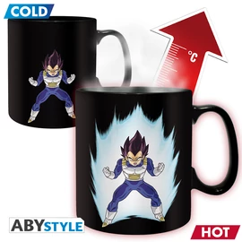 DRAGON BALL - Hőre változó bögre - 460 ml - DBZ/ Vegeta - with bo