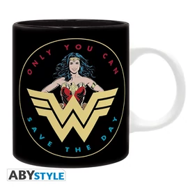 DC COMICS - Bögre - 320 ml - retro Wonder Woman