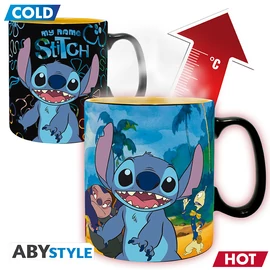 DISNEY - Hőre változó bögre - 460 ml - Lilo & Stitch