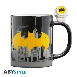 DC COMICS - Bögre 3D handle - Bat-Signal & Batman