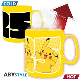 POKEMON - Hőre változó bögre - 460 ml - Pikachu 25 - CB bo