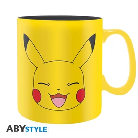 POKEMON - Bögre - 460 ml - Pikachu Face - with bo