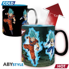 DRAGON BALL SUPER - Hőre változó bögre - 460ml-SaiyansvsBlack-car