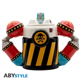 ONE PIECE - Bögre 3D - Iron Pirate Franky shogun