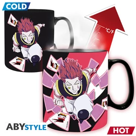 HUNTER X HUNTER - Hőre változó bögre - 460ml- Gon & Hisoka- card