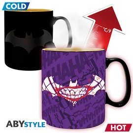 DC COMICS  - Hőre változó bögre -460ml- "Batman Matte" -cardboard
