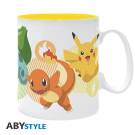 POKEMON- Bögre - 460 ml - Pikachu and starters