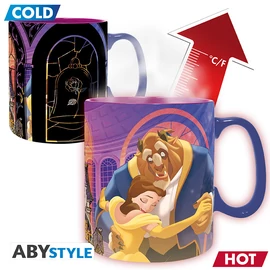 DISNEY - Hőre változó bögre - 460 ml - Beauty & the Beast - card